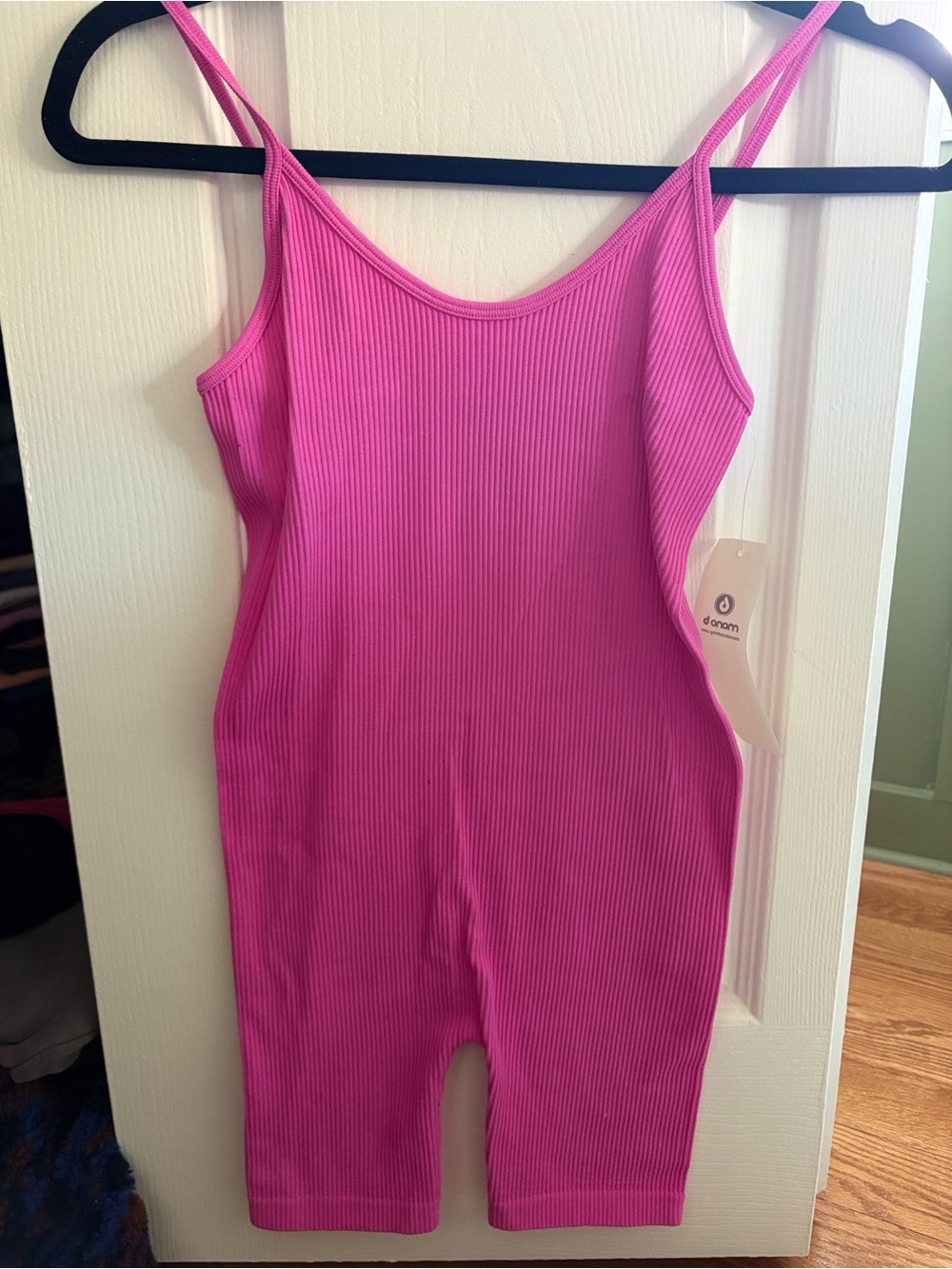 Ribbed Workout Onesie Romper